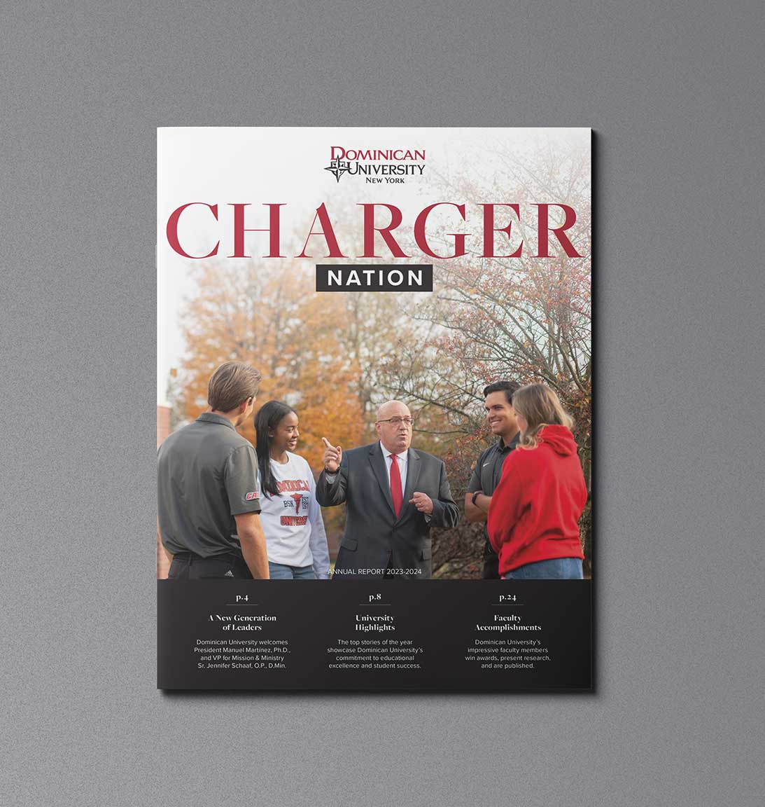 Dominican University Charger - Cover