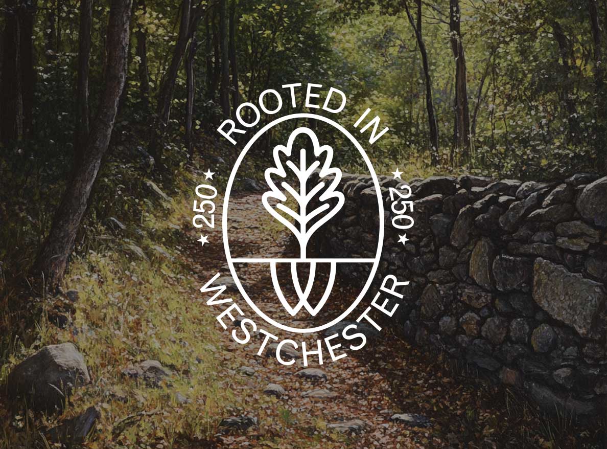 Rooted in Westchester 250 Logo