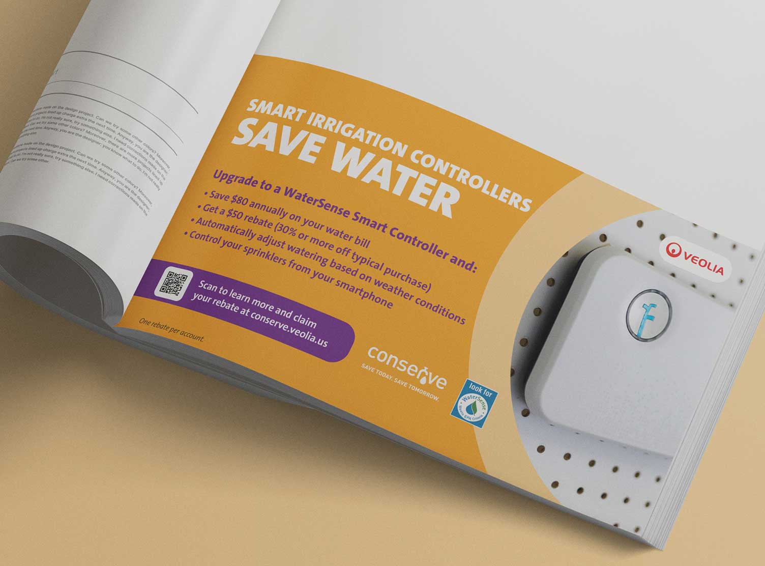 Veolia - Save Water Irrigation Ad