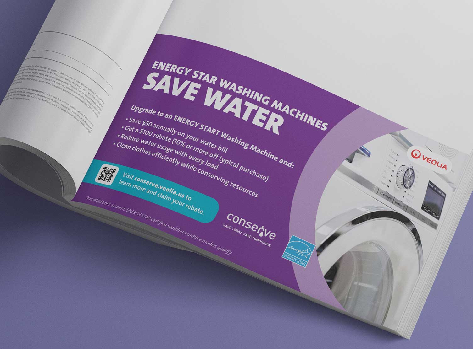 Veolia - Save Water Washer Ad